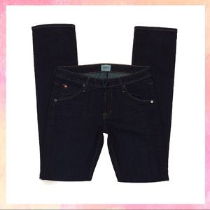 NWOT Hudson Dark Wash Straight Leg Jeans Long